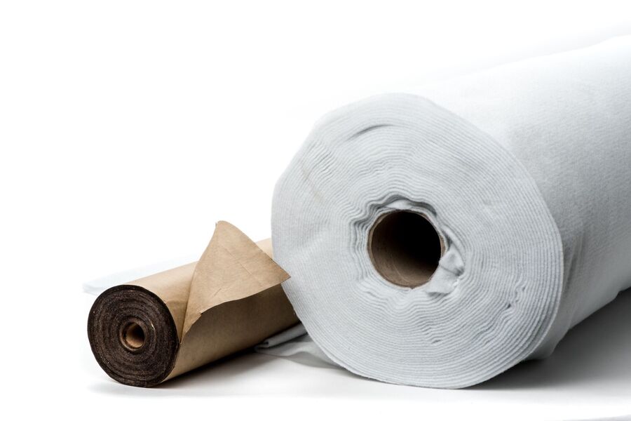 Building Paper (Reinforced Bitumen) installed