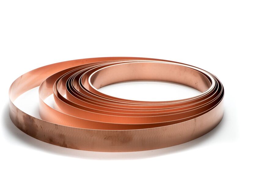 Copper Strip installed