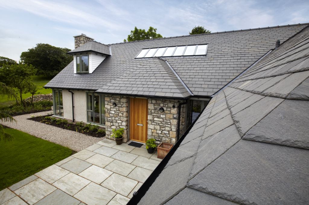 Cumbrian Burlington Blue installed