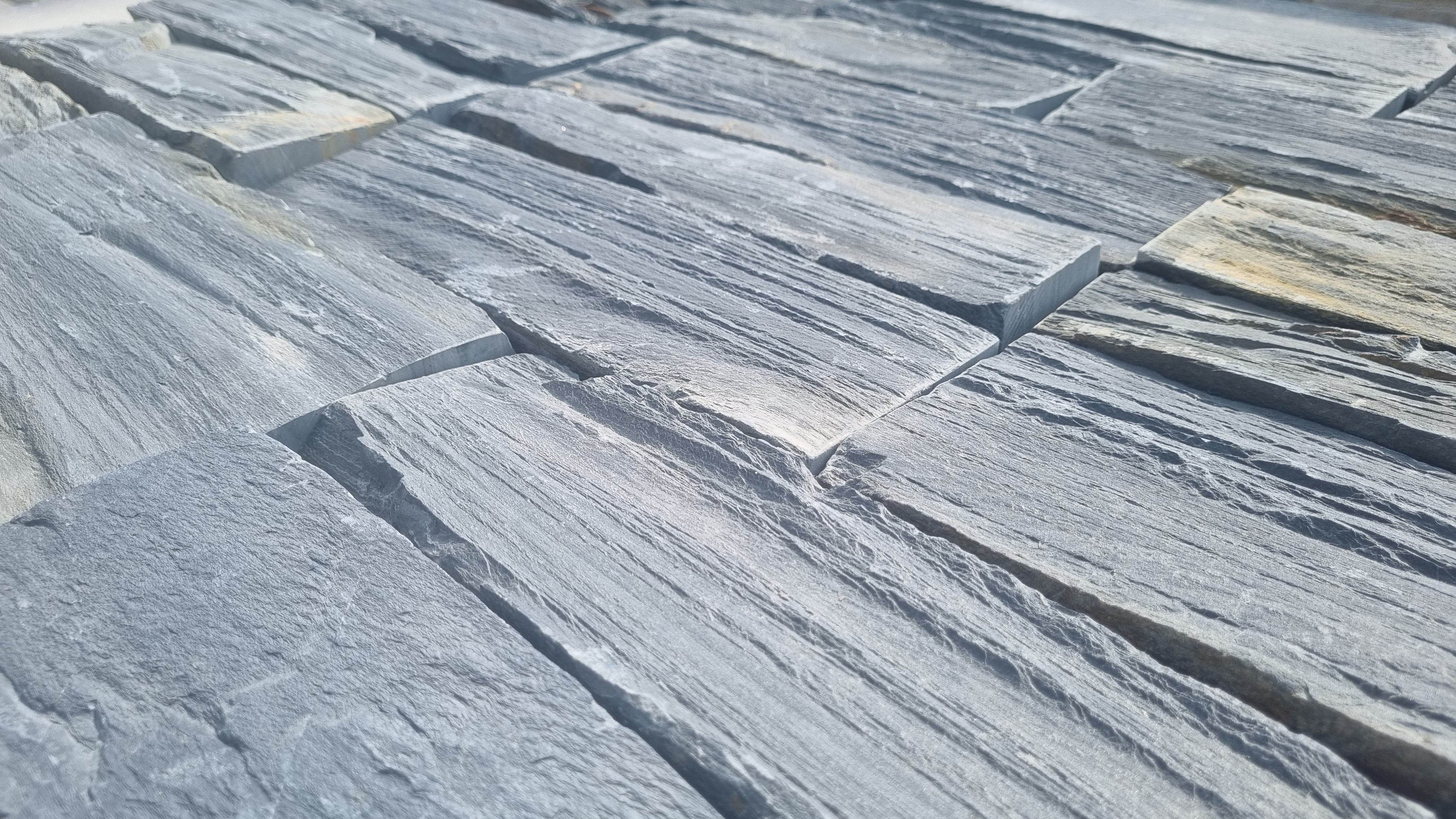 Slate Cladding Slips installed