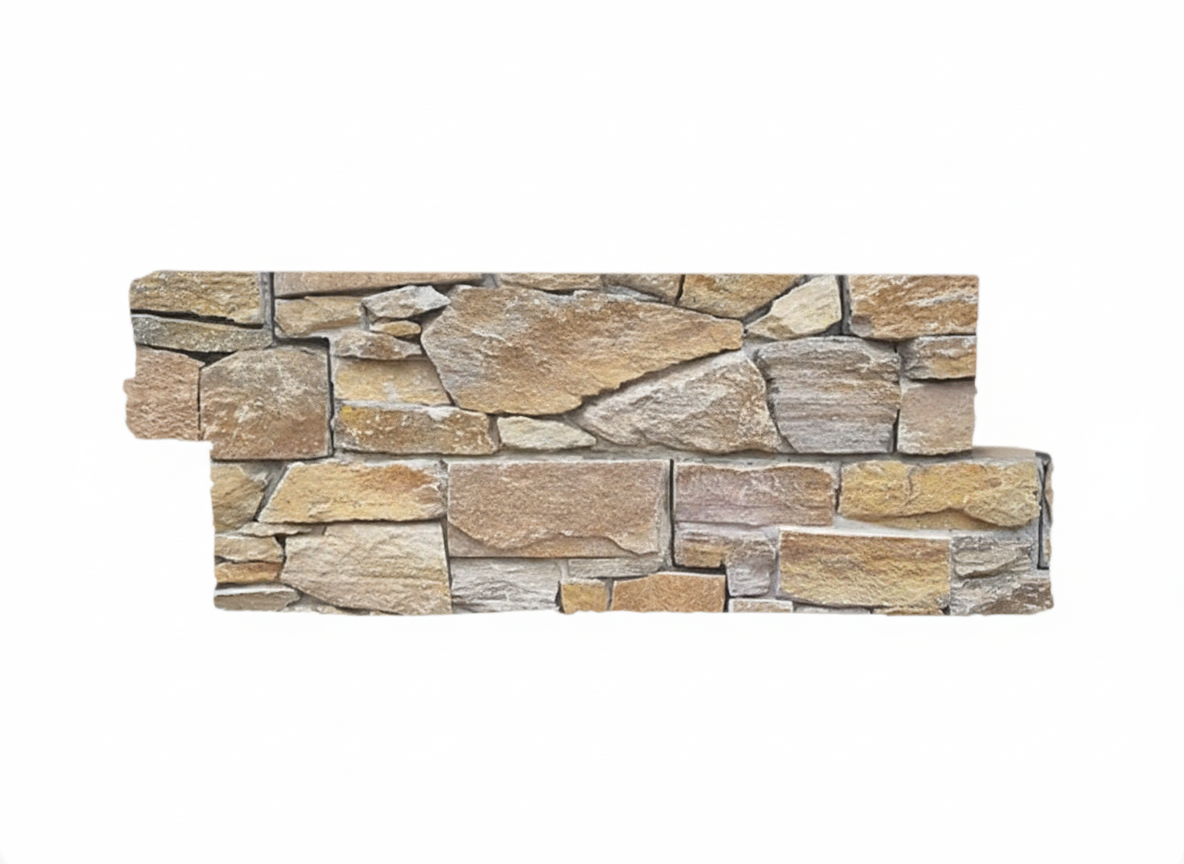 Autumn Gold Stone Cladding - Quartz