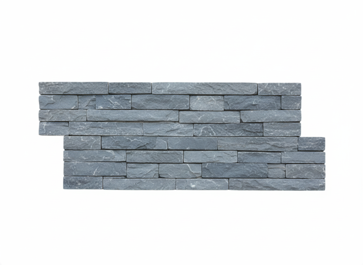 River Blue Stone Cladding - Quartz