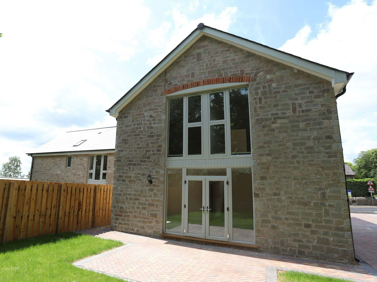 stone cladding housing